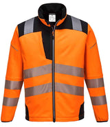 Portwest PW3 Hi-Vis Soft Shell Jacket | Orange/Black thumbnail 4