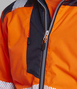 Portwest PW3 Hi-Vis Soft Shell Jacket | Orange/Black thumbnail 3