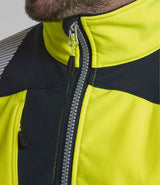 Portwest PW3 Hi-Vis Soft Shell Jacket | Yellow/Black thumbnail 3
