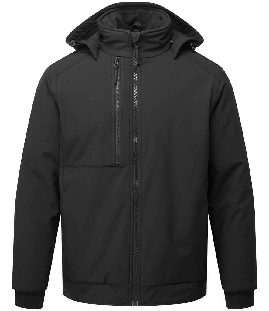 Portwest WX2™ Eco Insulated Two Layer Soft Shell Jacket | Black