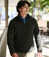 Regatta Thor Zip Neck Fleece | Black thumbnail 1
