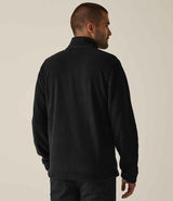 Regatta Thor Zip Neck Fleece | Black thumbnail 3