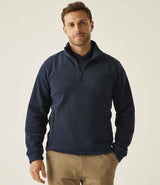 Regatta Thor Zip Neck Fleece | Dark Navy thumbnail 1