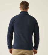 Regatta Thor Zip Neck Fleece | Dark Navy thumbnail 2