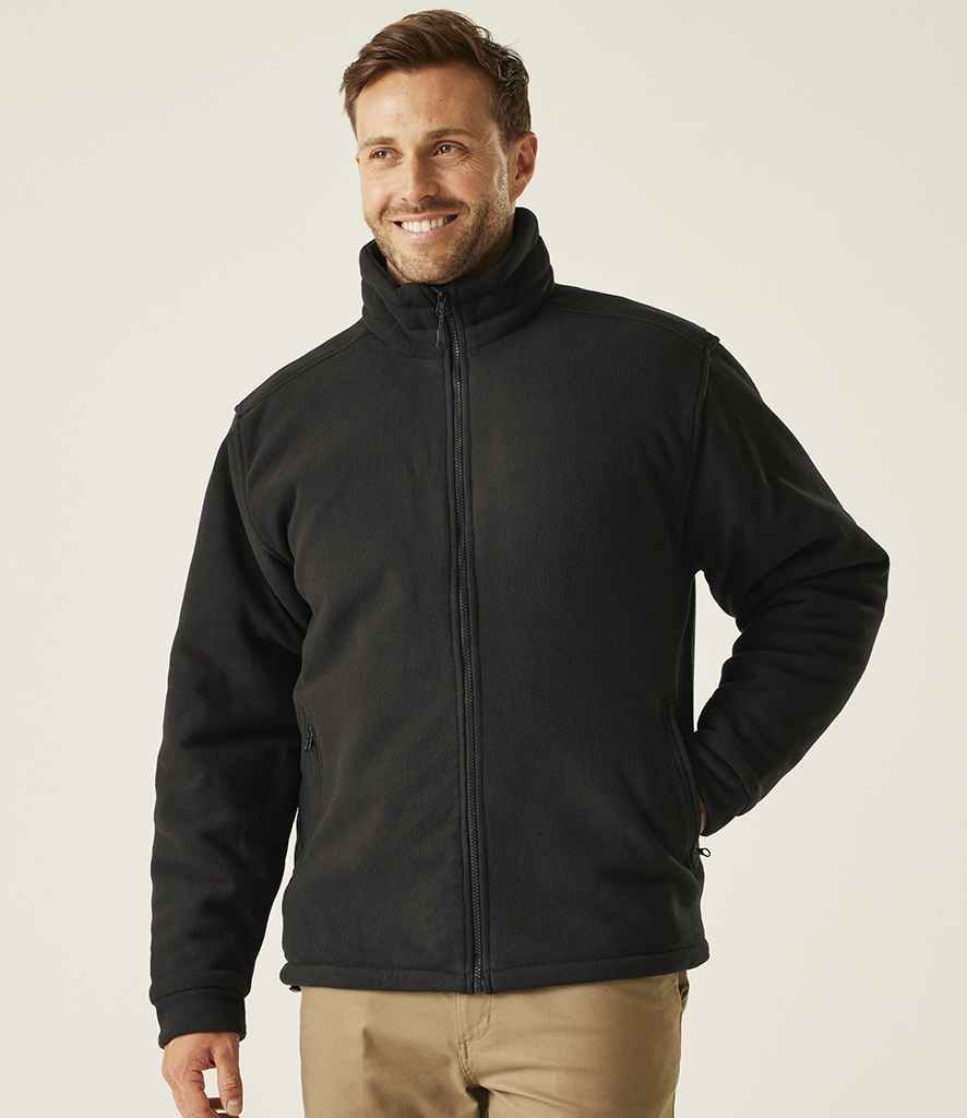 Regatta Asgard II Quilted Fleece Jacket | Black
