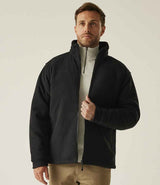 Regatta Asgard II Quilted Fleece Jacket | Black thumbnail 3