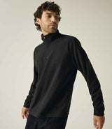 Regatta Zip Neck Micro Fleece | Black thumbnail 1