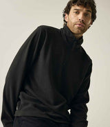 Regatta Zip Neck Micro Fleece | Black thumbnail 4
