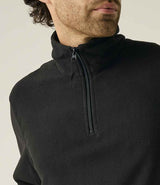 Regatta Zip Neck Micro Fleece | Black thumbnail 6