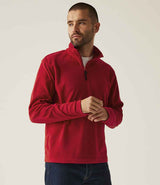 Regatta Zip Neck Micro Fleece | Classic Red thumbnail 3
