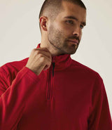 Regatta Zip Neck Micro Fleece | Classic Red thumbnail 4