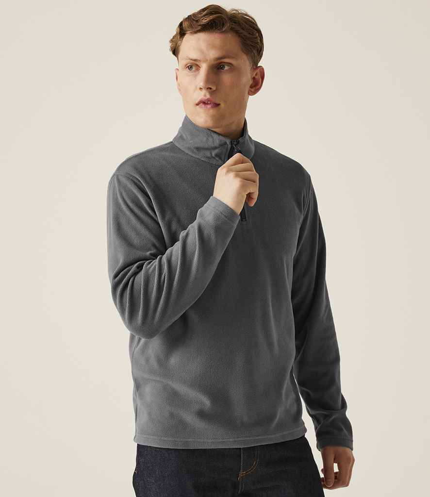 Regatta Zip Neck Micro Fleece | Seal Grey