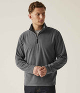 Regatta Zip Neck Micro Fleece | Seal Grey thumbnail 3