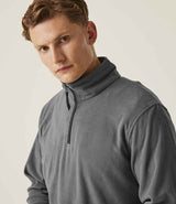 Regatta Zip Neck Micro Fleece | Seal Grey thumbnail 4