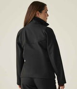 Regatta Ladies Uproar Soft Shell Jacket | Black/Black Lining thumbnail 2