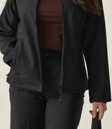 Regatta Ladies Uproar Soft Shell Jacket | Black/Black Lining thumbnail 4