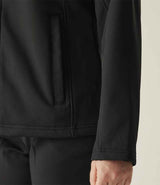 Regatta Ladies Uproar Soft Shell Jacket | Black/Black Lining thumbnail 5
