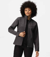 Regatta Ladies Uproar Soft Shell Jacket | Seal Grey thumbnail 4