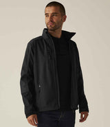 Regatta Hydroforce Soft Shell Jacket | Black/Black thumbnail 4