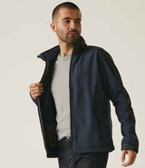 Regatta Hydroforce Soft Shell Jacket | Navy/Black thumbnail 4