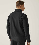 Regatta Sandstorm Soft Shell Workwear Jacket | Black/Black thumbnail 2