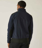 Regatta Sandstorm Soft Shell Workwear Jacket | Navy/Black thumbnail 2