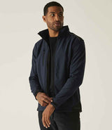 Regatta Sandstorm Soft Shell Workwear Jacket | Navy/Black thumbnail 3