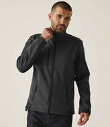 Regatta Sandstorm Soft Shell Workwear Jacket | Seal Grey/Black thumbnail 2
