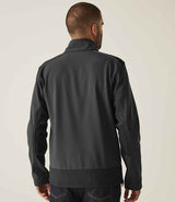 Regatta Sandstorm Soft Shell Workwear Jacket | Seal Grey/Black thumbnail 3