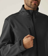 Regatta Sandstorm Soft Shell Workwear Jacket | Seal Grey/Black thumbnail 5