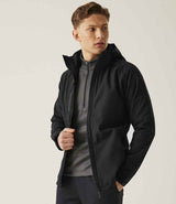 Regatta Repeller Soft Shell Jacket | Black thumbnail 3