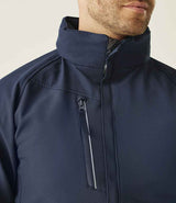 Regatta Apex Soft Shell Jacket | Navy thumbnail 4