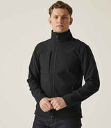 Regatta Octagon II Soft Shell Jacket | Black/Black thumbnail 2