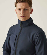 Regatta Octagon II Soft Shell Jacket | Navy/Seal Grey thumbnail 4