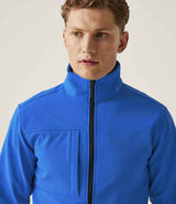 Regatta Octagon II Soft Shell Jacket | Oxford Blue/Black thumbnail 4