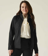 Regatta Ladies Octagon II Soft Shell Jacket | Black/Black thumbnail 4