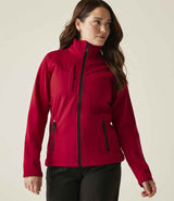Regatta Ladies Octagon II Soft Shell Jacket | Classic Red/Black thumbnail 1