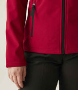 Regatta Ladies Octagon II Soft Shell Jacket | Classic Red/Black thumbnail 5