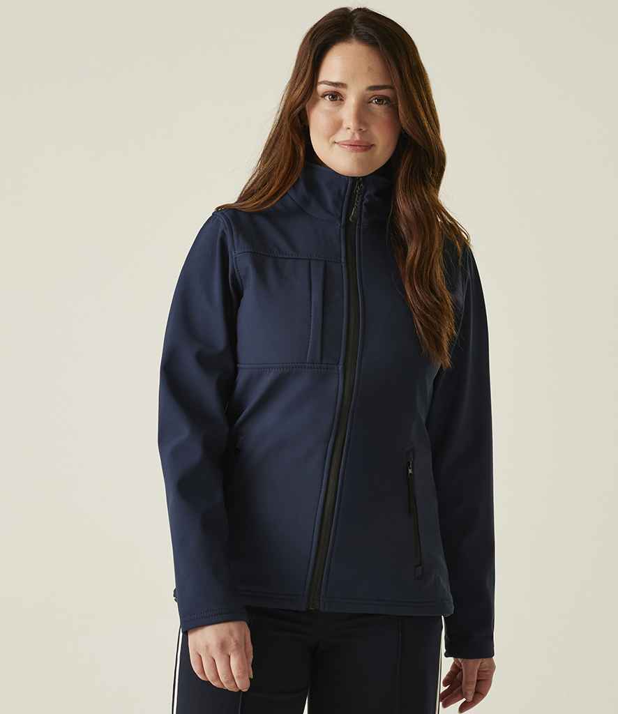 Regatta Ladies Octagon II Soft Shell Jacket | Navy/Seal Grey