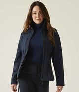 Regatta Ladies Octagon II Soft Shell Jacket | Navy/Seal Grey thumbnail 3