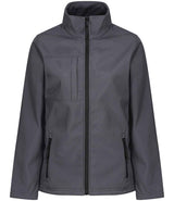 Regatta Ladies Octagon II Soft Shell Jacket | Seal Grey/Black thumbnail 1
