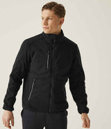 Regatta Omicron III Waterproof Fleece Jacket | Black/Black thumbnail 1