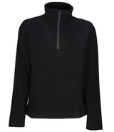 Regatta Honestly Made Recycled Half Zip Fleece | Black thumbnail 1