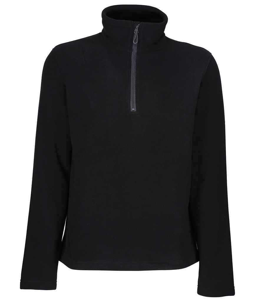 Regatta Honestly Made Recycled Half Zip Fleece | Black