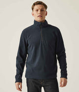 Regatta Honestly Made Recycled Half Zip Fleece | Navy thumbnail 1
