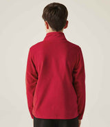 Regatta Kids Brigade II Micro Fleece Jacket | Classic Red thumbnail 2