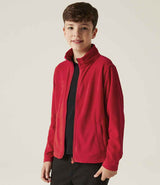 Regatta Kids Brigade II Micro Fleece Jacket | Classic Red thumbnail 3
