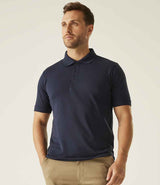 Regatta Classic Piqué Polo Shirt | Navy thumbnail 3