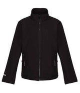 Regatta Kids Ablaze Soft Shell Jacket | Black/Black thumbnail 5