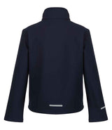 Regatta Kids Ablaze Soft Shell Jacket | Navy/Navy thumbnail 6